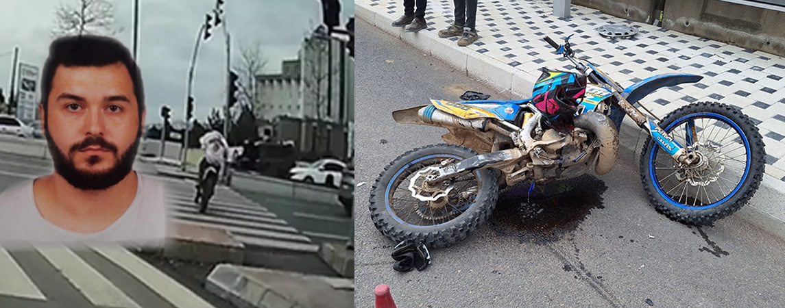 A Tragic Accident with Cross Motorcycle in Izmit Recep Özdemir Lost His Life